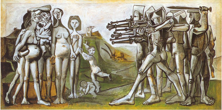 Picas Massacre 3 painting - Pablo Picasso Picas Massacre 3 art painting
